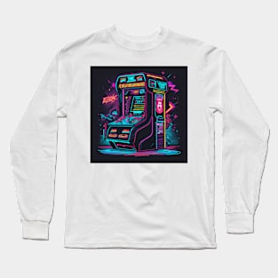 Retro Gamer Arcade  T-Shirt Long Sleeve T-Shirt